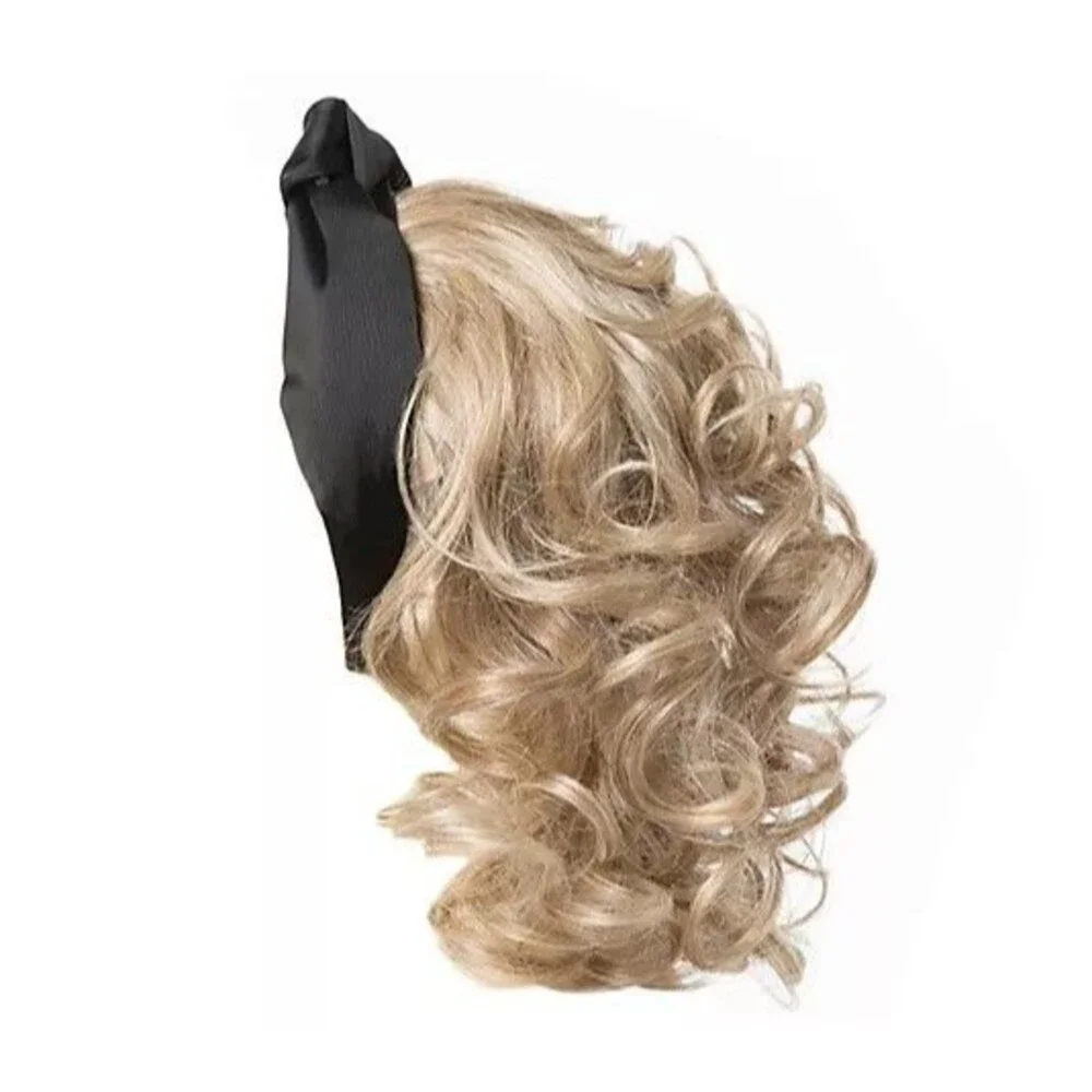 Toni Brattin Headband Fall Wavy Hairpiece Heat Friendly Light Brown Wig NWT